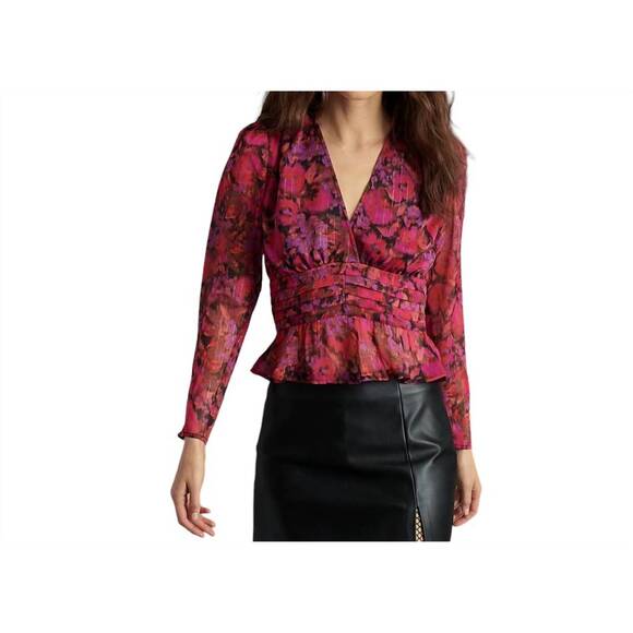NEW STEVE MADDEN azura top in dark fuchsia - Picture 1 of 2
